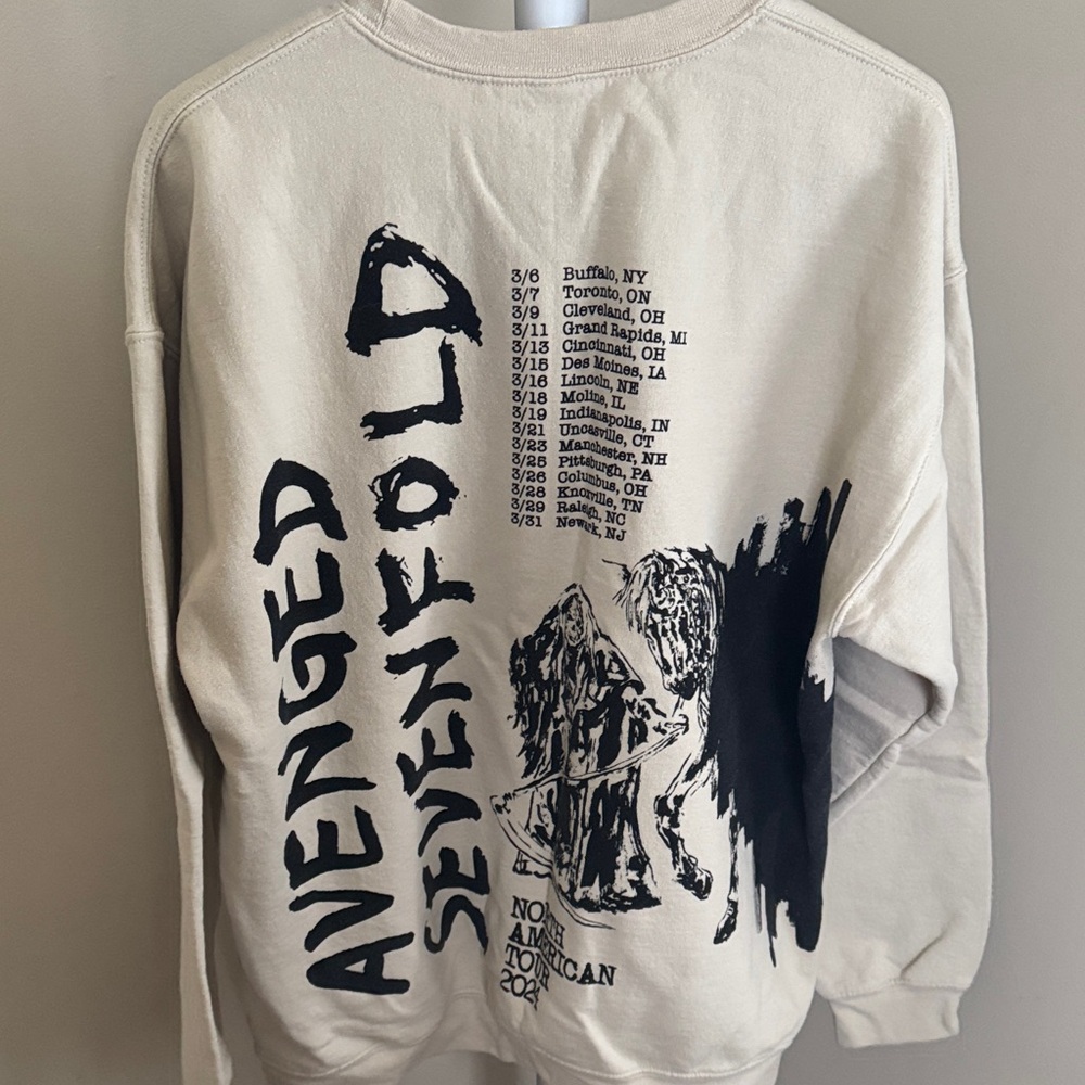 Avenged Sevenfold 2024 NA Tour Sweatshirt - Picture 4 of 4